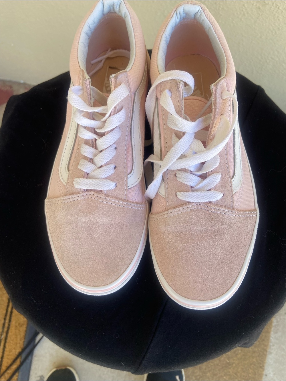 Kids Pink Lace-Up Casual Sneakers